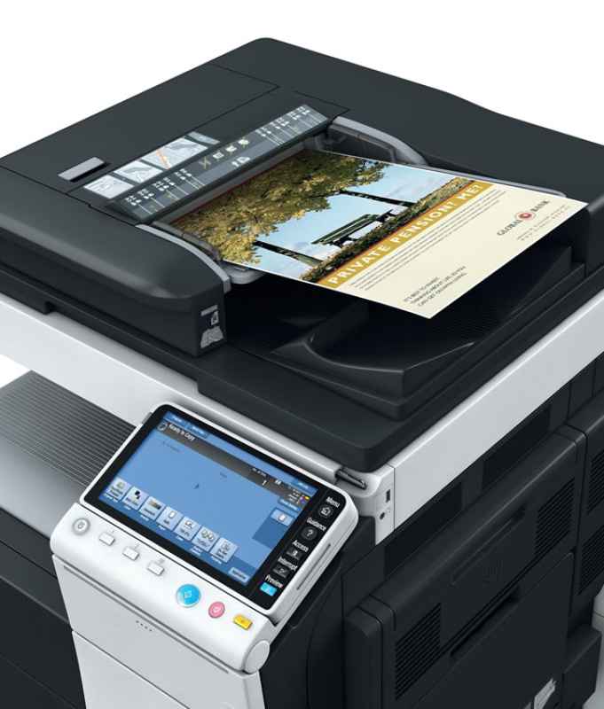 Konica Minolta bizhub C284e Multifunktions-Farbkopierer, Netzwerkdrucker, Scanner