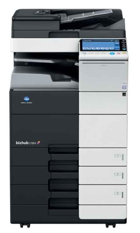 konica, minolta, bizhub, c454, farbkopierer, netzwerkdrucker, scanner, fax