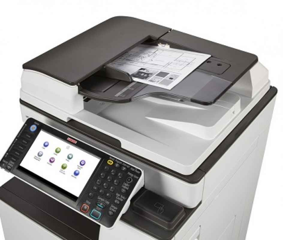 Ricoh MP 3054 schwarz/weiss-Kopierer, Netzwerkdrucker, Scanner, Fax