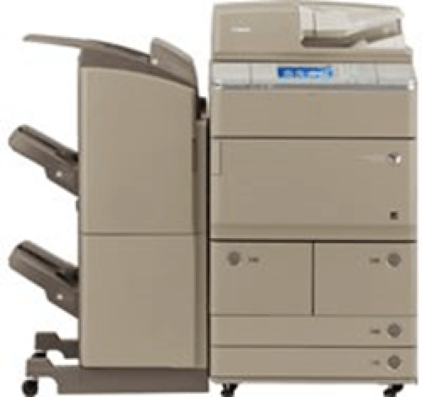 canon, imagerunner, advance, 6055i, schwarz/weiss-kopierer, netzwerkdrucker, scanner, fax