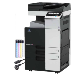 konica, minolta, bizhub, c284, multifunktions-farbkopierer, netzwerkdrucker, scanner