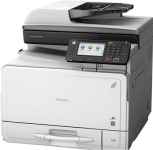 Ricoh Aficio MP 301SPF schwarz/weiss-Kopierer, Netzwerkdrucker, Scanner, Fax