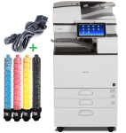 ricoh, aficio, mp, c3504, multifunktions-farbkopierer, netzwerkdrucker, scanner